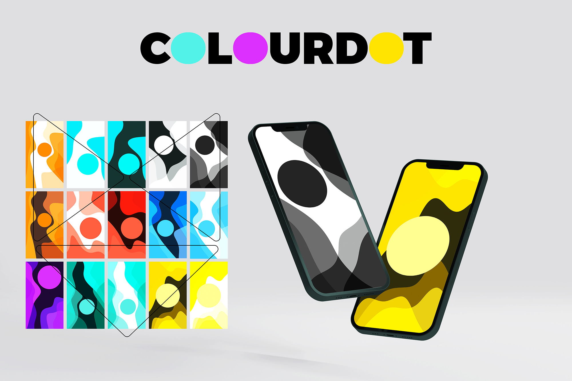 Colourdot material wallpapers
